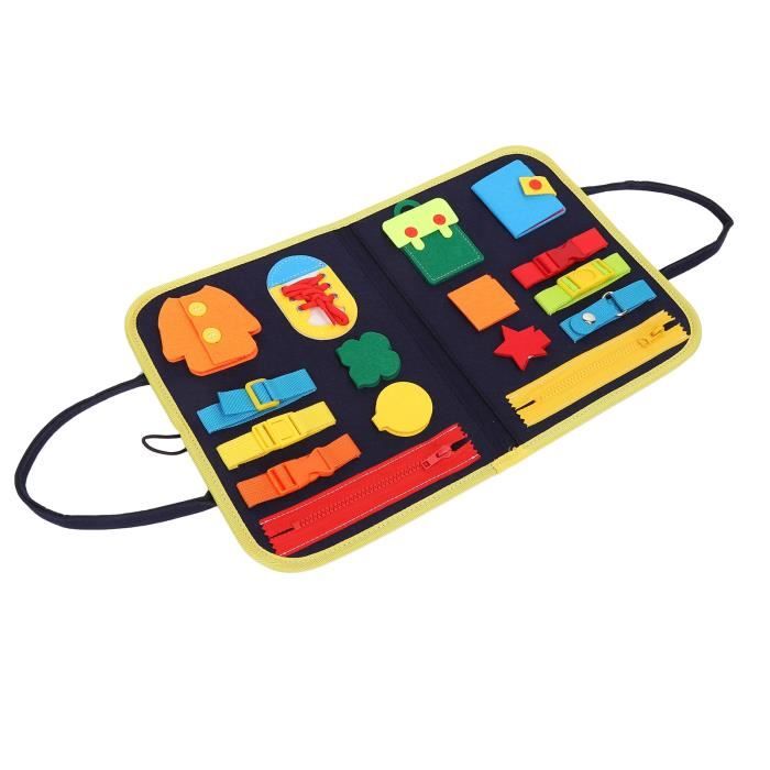 IETWATE 2 Pièces Jouet Sensoriel Autisme, Tableau D'activité Sensorielle en Silicone, Jouet Anti-Stress en Silicone, Double Face Jouets Sensoriels