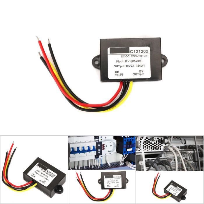 Convertisseur de tension 24V vers 12V -300mA max. - ACIE CONVERT24-12 Convertisseur de tension 24V vers 12V -300mA max. - ACIE CONVERT24-12