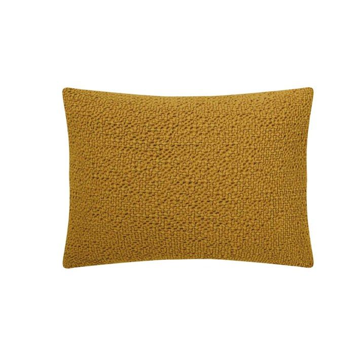 Housse de coussin en coton jaune pollen 40x60cm - ESSIX - Songe Housse de coussin en coton jaune pollen 40x60cm - ESSIX - Songe