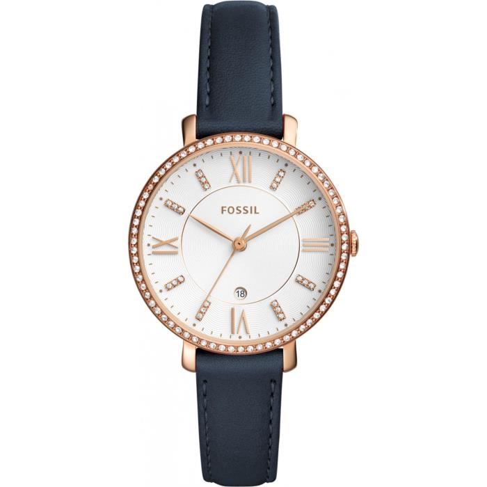 Montre Femme FOSSIL en Cuir Bleu - ES4113 - Cleor