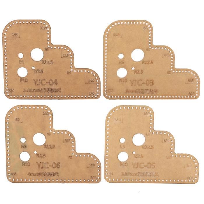 Modèle Acrylique Transparent Pour Portefeuille Carte – Gabarit DIY Cuir Durable, Outil Précis Découpe Patron Sac Carte