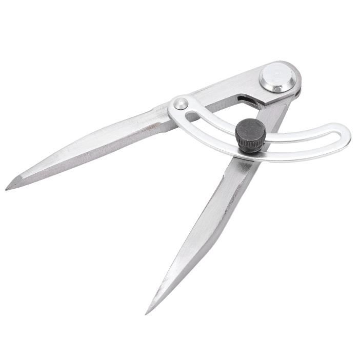 ZLKSKER Boussole Professionnelle De Travail Du Bois De 30,5 Cm Avec Porte-crayon Pour Charpentier, Séparateur D'aile Verrouillable, Boussole De Travail En Cuir, Boussole De Dessin De Géométrie