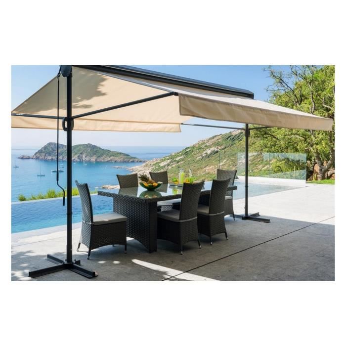 Store Double Pente Riviera 4x3 M Achat Vente Store Store