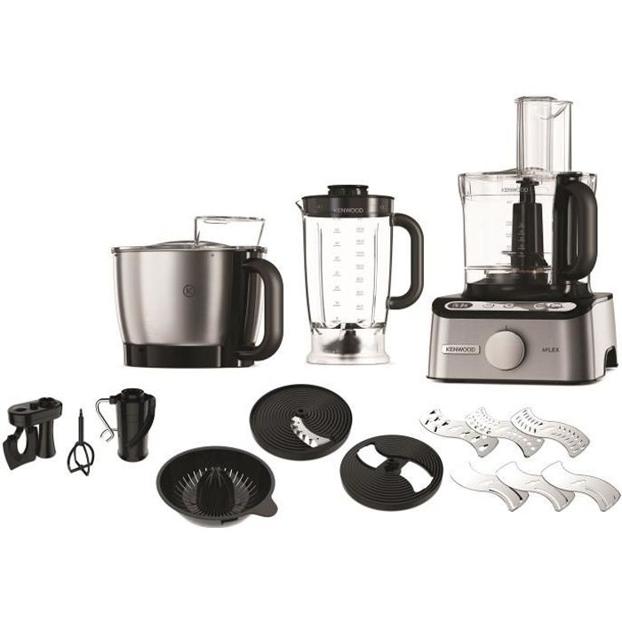 Kenwood Fhm155si Robot Kflex Multifonction Patissier Avec Bol Inox