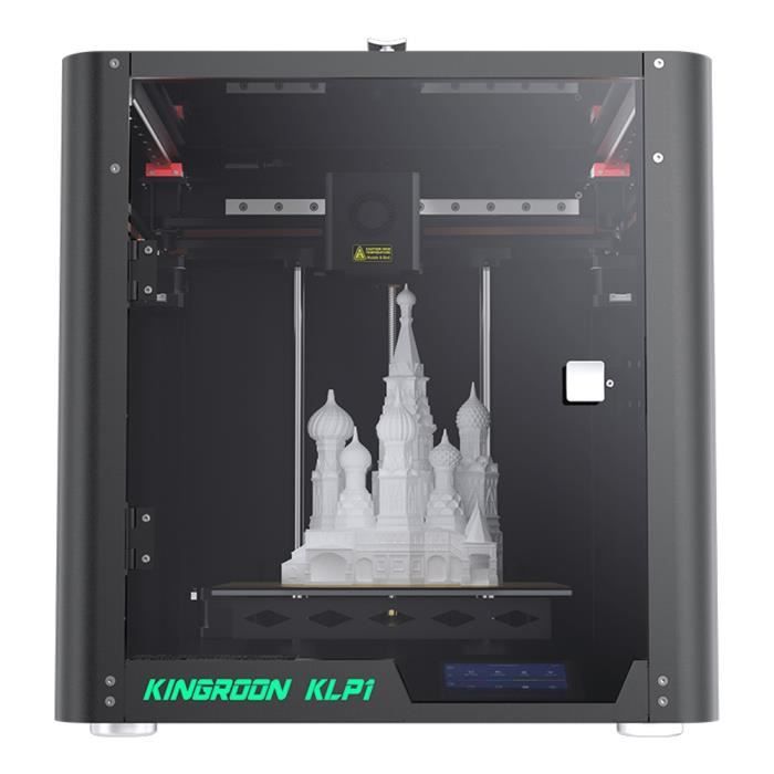 Imprimante 3D KINGROON KLP1- Nivellement Automatique - Précision d'Impression de 0,05 à 0,3 mm - Vitesse d'Impression de 500 mm/s
