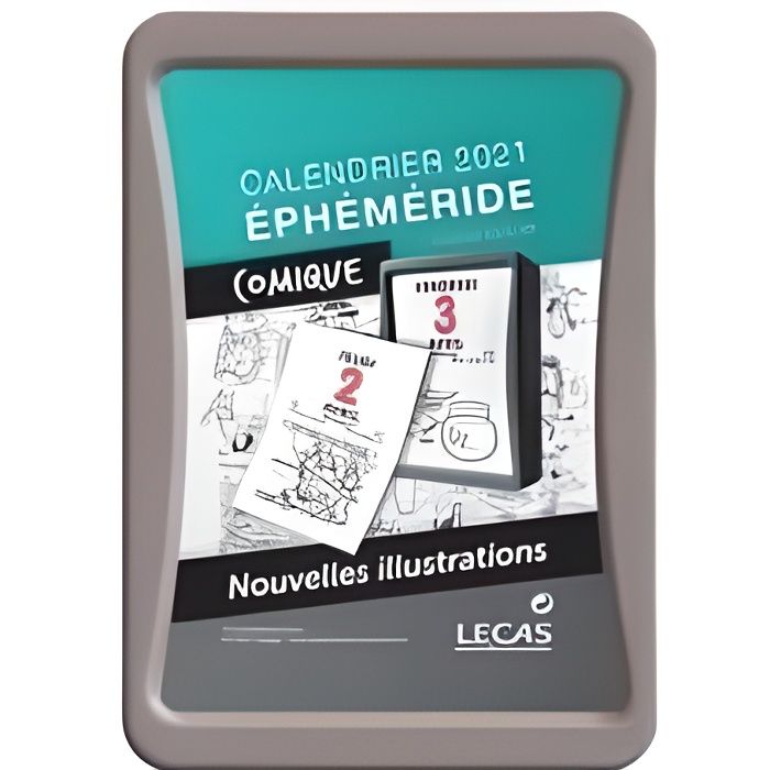 LECAS Calendrier Ephéméride 100735503 - 6 x 9 cm - Comique - 1