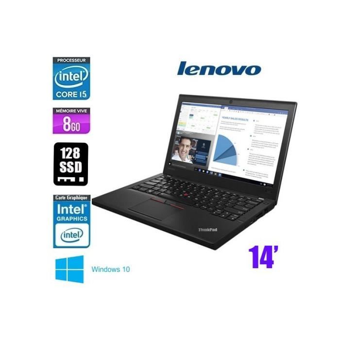 LENOVO THINKPAD T460S CORE I5  14 Noir