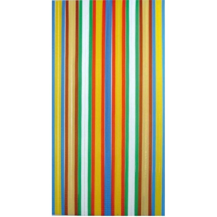 Rideau de porte Antilles en polyéthylène - 90x220 cm - multicolore