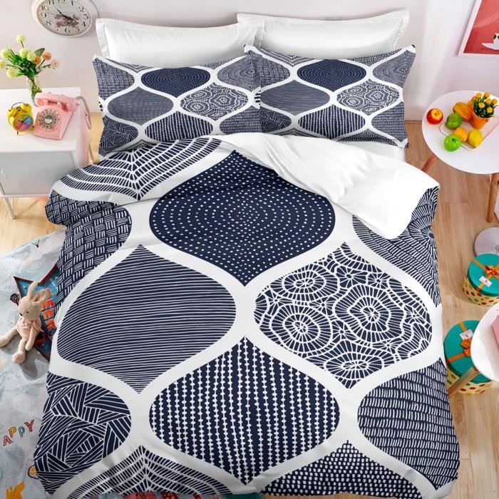 Homewish Housse De Couette Réversible Coton Enfants, Parure De Lit 200x200 Jeux Vidéo, Ensemble De Literie Pour Manettes De Jeux, Housse Couette Graffiti Hip-Hop, Couvre Lit Noir Blanc