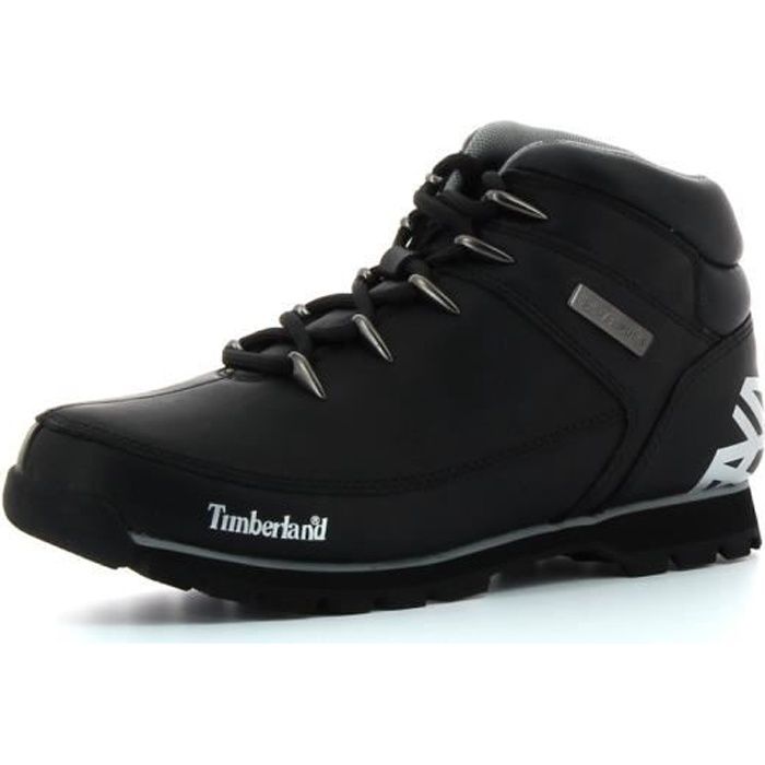 Bottines Euro Sprint Hiker - Timberland - Homme - Cuir - Noir