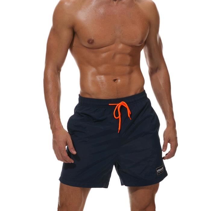 L-Peach Boxer Trunks De Bain Homme - Maillot De Bain Short Pant Pour Plage, Sport, Natation Et Plongée