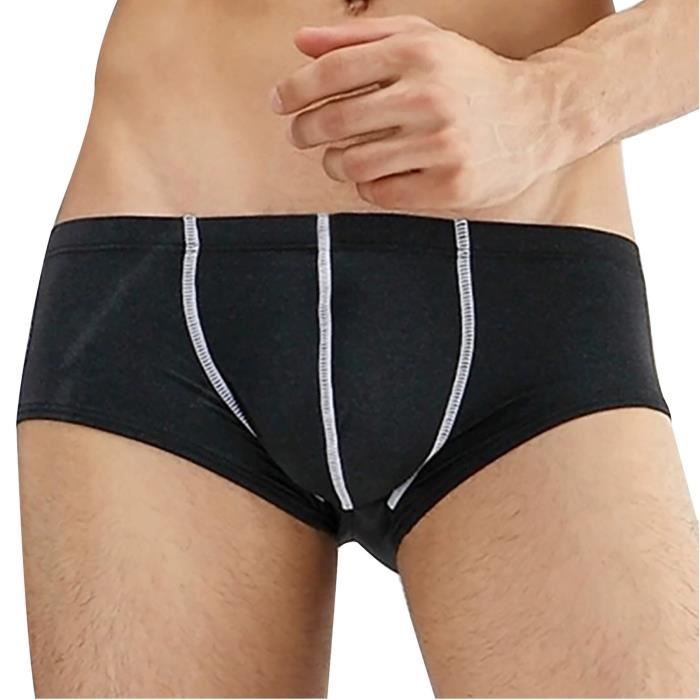 Sous v tement sexy pour homme taille basse en coton sexy U boxer