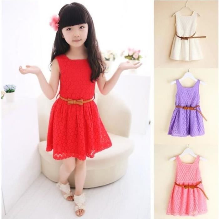 Robe D'été Fille Petit Bateau - Motif Fleuri Jupe Grise Coton, Taille 11/12 Ans | Occasion Très Bon état