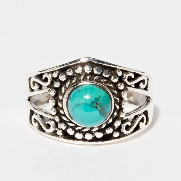 Bague argent massif et pierre naturelle Argent Achat Vente