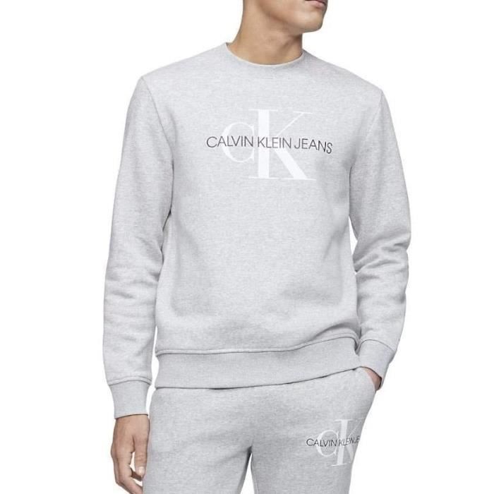 Calvin Klein Pull Gris Homme