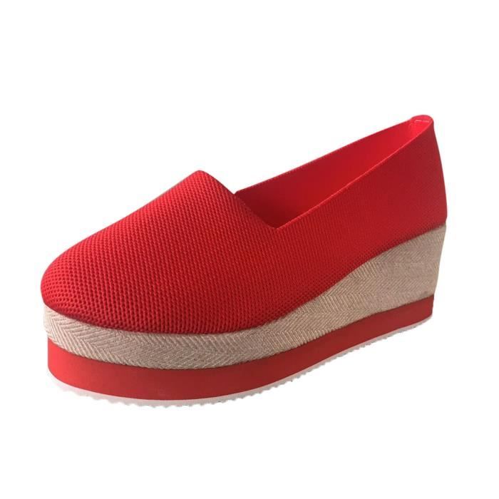 chaussures compensées fermées
