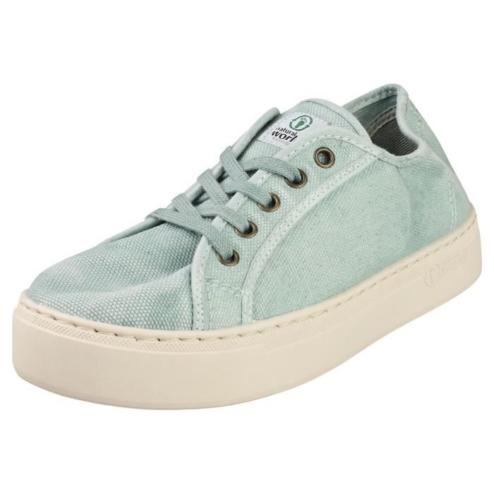 Natural World Baskets - NATURAL WORLD - OLD GAVI 6114E-640 - Femme - Aqua (vert) - Lacets