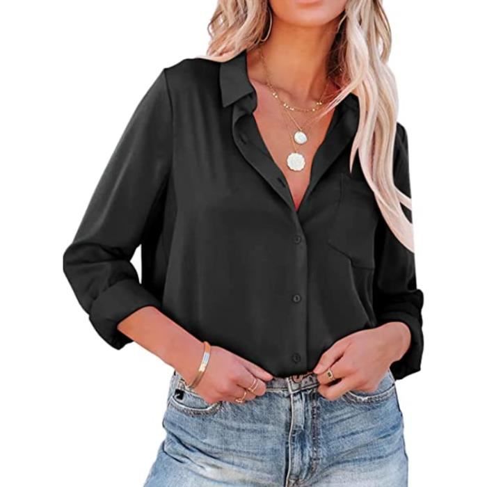 Chemisier femme outlet col v