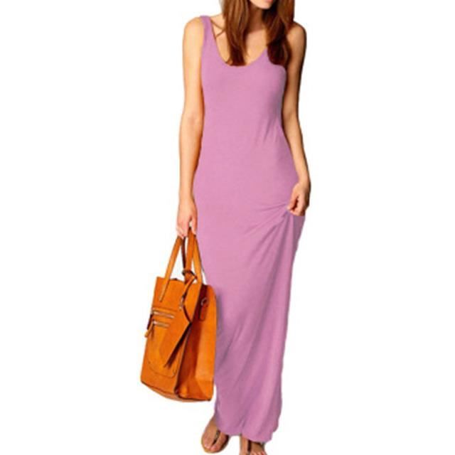 Efvandoloe Robe Longue D'été Chic En Tricot Abstrait Pour