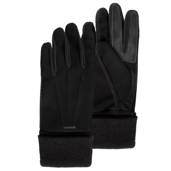 Gants isotoner homme ultra hotsell chaud respirant cuir noir
