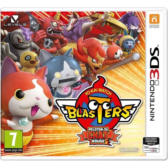 Jeu 3DS Nintendo YoKai Watch Blasters Peleton du chat Cdiscount Jeux