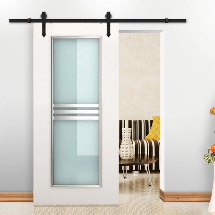 6ft Quincaillerie Kit De Rail Roulettes Pour Porte Coulissante Pour Porte Suspendue En Bois Porte Non Inclus Achat Vente Porte Coulissante 6ft Quincaillerie Kit De Rail Cdiscount