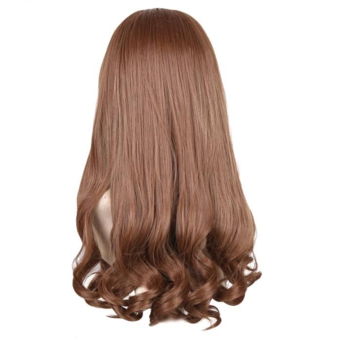 Perruque naturelle marron Clearance