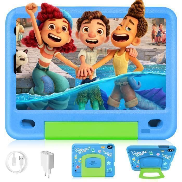 Tablette Enfants – OUZRS – 8 Pouces – Android 12 – 4 Go RAM – 128 Go Stockage
