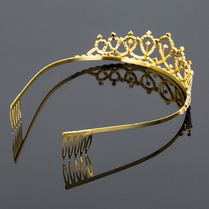 40e Anniversaire Couronne Et écharpe Pour Femme Cristal Reine