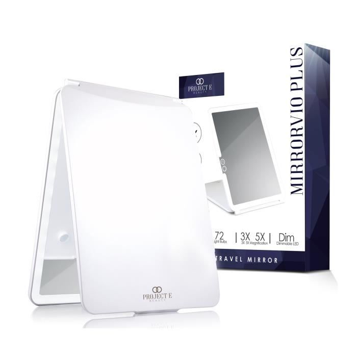 Project E Beauty Mirrorvio Plus LED Reis Make-up Spiegel Ijdelheid Project E Beauty Mirrorvio Plus LED Reis Make-up Spiegel Ijdelheid
