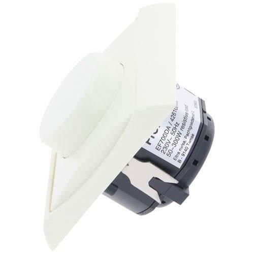 Variateur éclairage à encastrer PROFILE - 300 W - Blanc