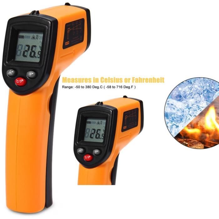 GM320 Digital Laser LCD NonContact infrarouge infrarouge Thermomètre