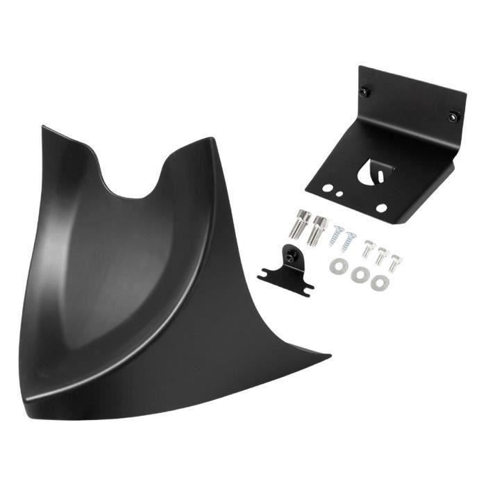 Aileron De Menton Garde-Boue Inférieur Moto Harley Dyna Low Rider Street Bob Fat Bob FXD 2006-2017 Noir