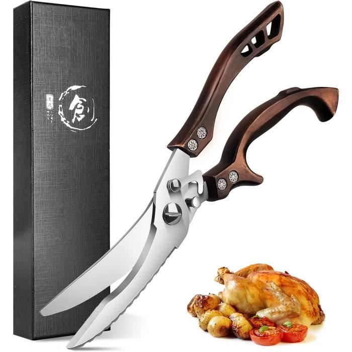 SIPLIV Lot de 2 fourchettes à dinde en acier inoxydable et lève-aliments chauds pour rôtir le poulet