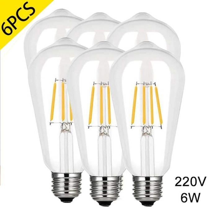 Ampoule Led A Vis E27 Attenuant La Lampe A Economie D Energie