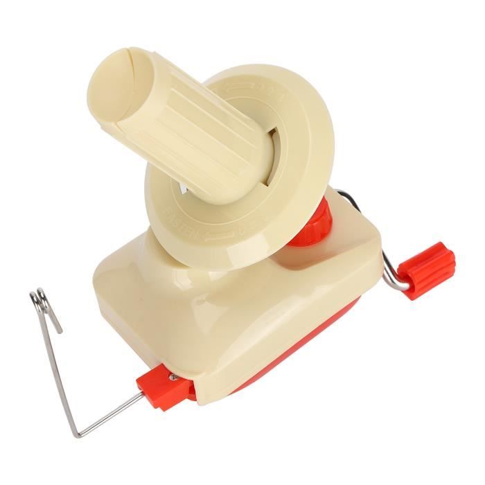 Enrouleur Laine électrique – Capacité 280g, Double Ressort, Vitesse Réglable, Pour Tricot Et Crochet
