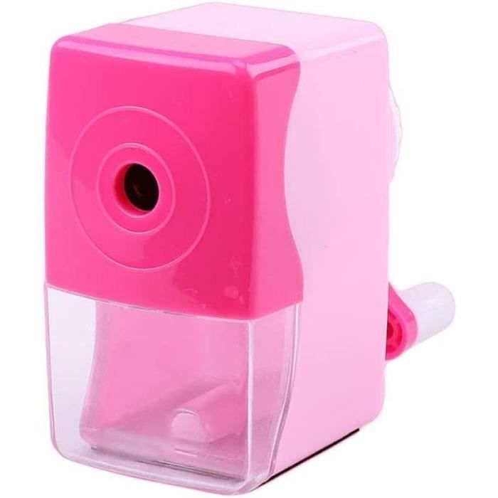 LALAFINA Lot De 4 Taille-crayons Manuels Portables Avec Clip