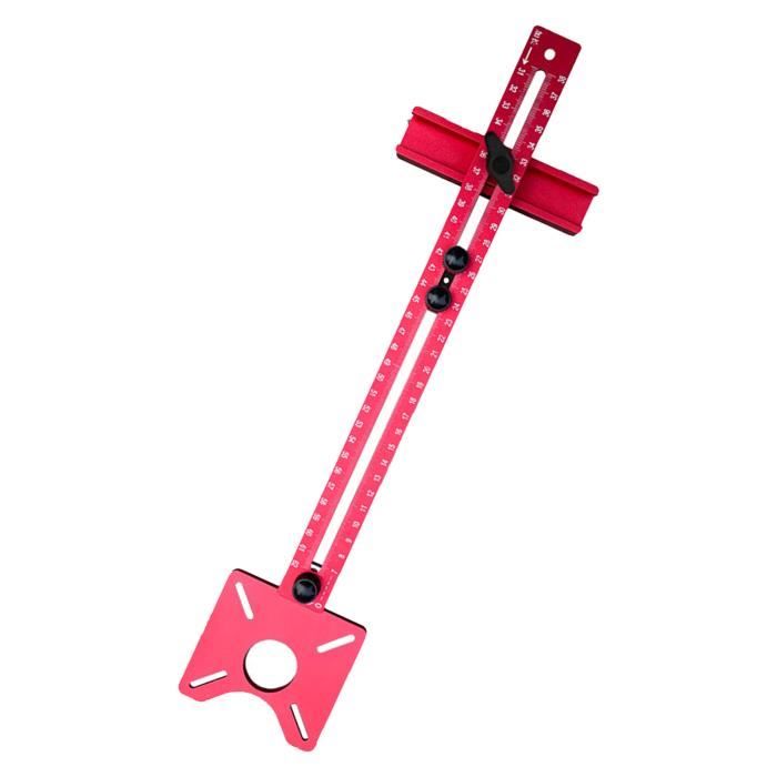 Base De Défonceuse 2 En 1 Pour Rainurage Invisible - Alliage Aluminium, Compatible Machines 65mm - Pour Travail Du Bois