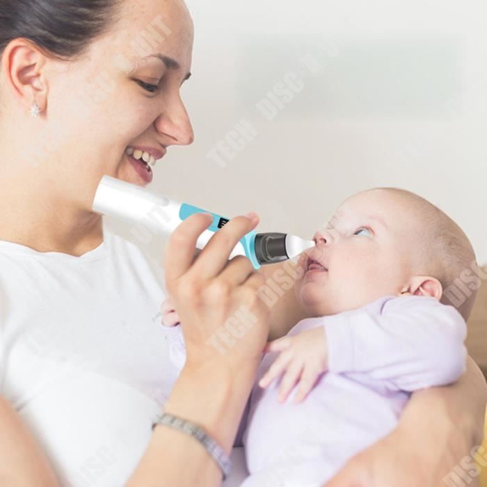 Nettoyeur Nasal Pour Bébé - Aspirateur Nasal Doux Et Hygiénique, Idéal Pour Soulager Le Nez Qui Coule