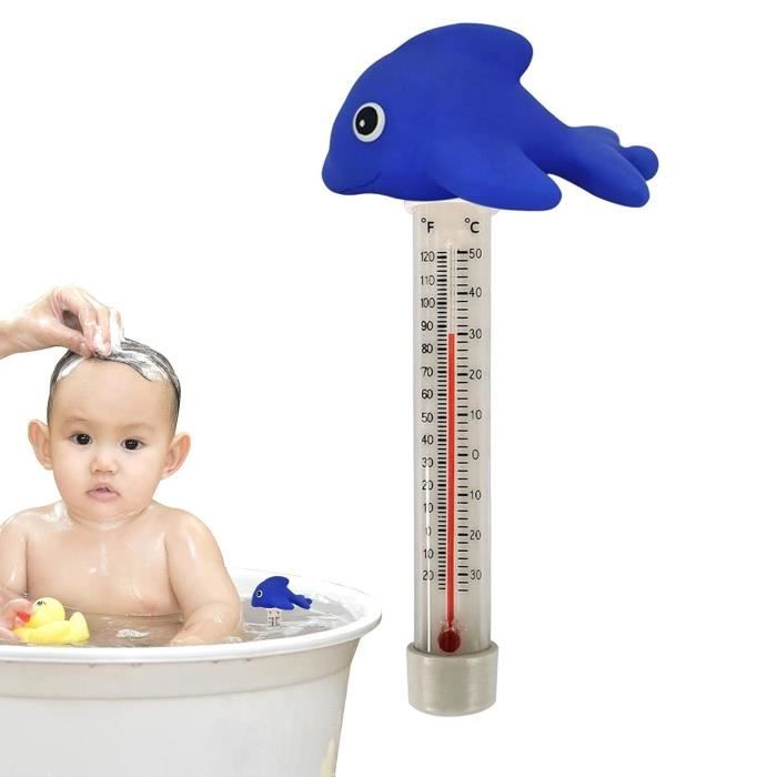 BAIFULAI Thermomètre numérique LED pour la salle de bain, de 0 à 100 BAIFULAI Thermomètre numérique LED pour la salle de bain, de 0 à 100