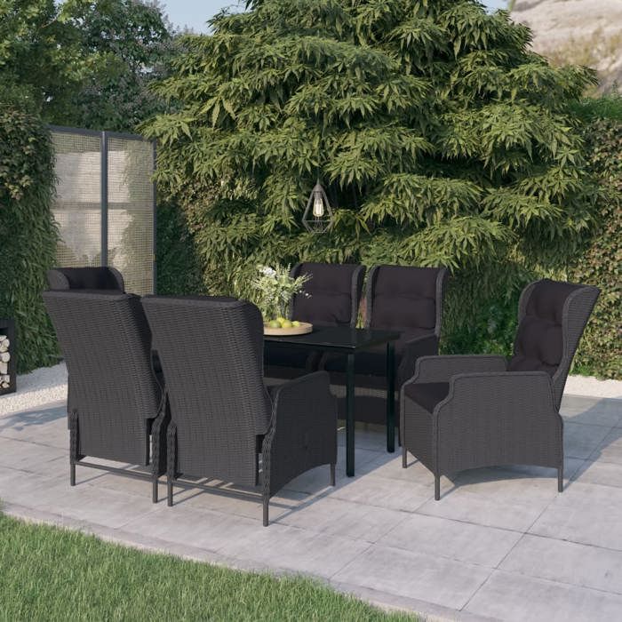 Salle à manger de jardin 7 pcs VidaXL
