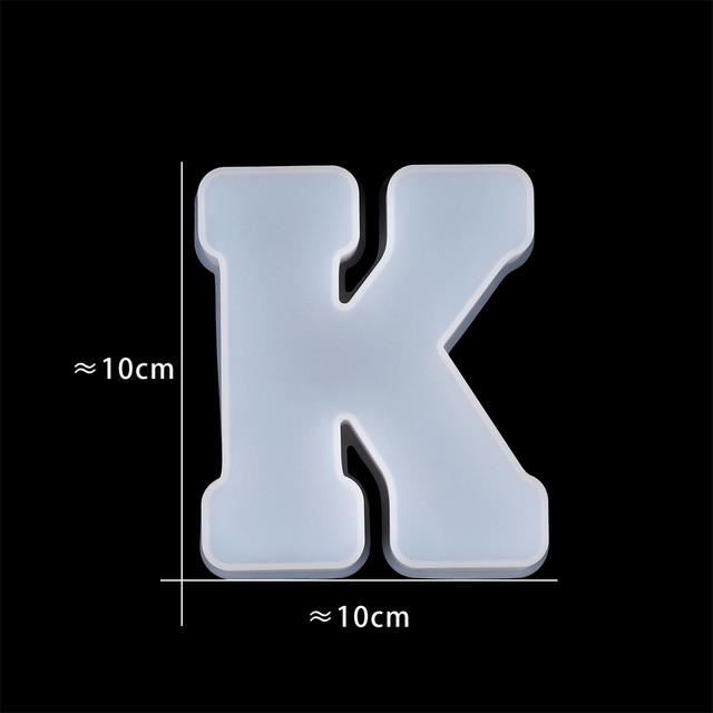 Lot De 101 Moules En Silicone En Forme De Lettres De L'alphabet Et