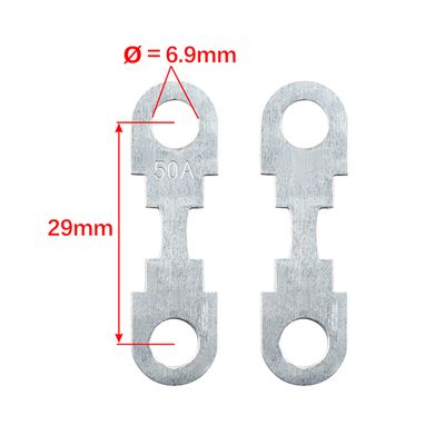 100 Fusibles Auto 8A Blancs Type Européen - Fusibles Torpille 25x6x5 Mm Pour Véhicules Classiques, Protection Circuits électriques