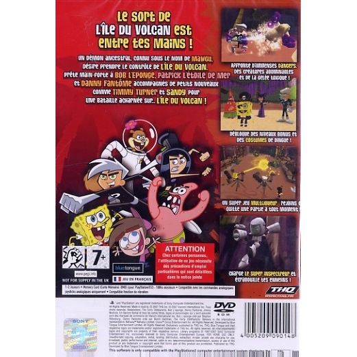 Bob l'Eponge et ses Amis : Attaque sur l'Ile du Volcan - ISO & ROM Playstation 2