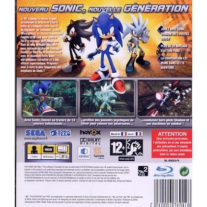 SONIC THE HEDGEHOG / PS3 - Cdiscount Jeux vidéo