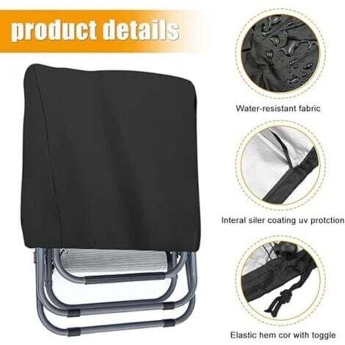 Housse de protection pour bûches d'extérieur, Oxford 210D, imperméable