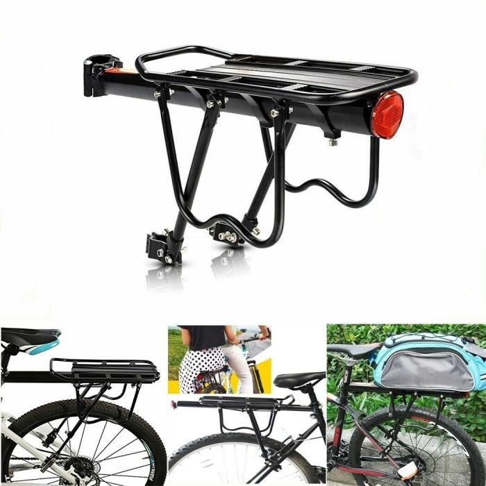 Porte-vélos arrière pour porte-vélos avec garde-boue à dégagement rapide  Mountain Road Vélo Porte-bagages arrière Capacité universelle 