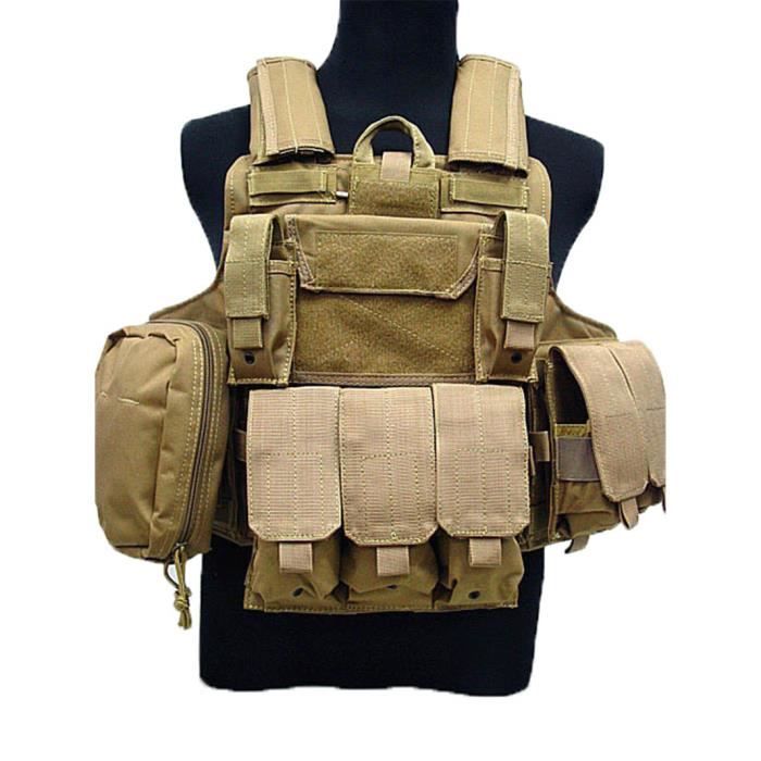 Gilet Tactique De L'armée à Dégagement Rapide Avec Molle