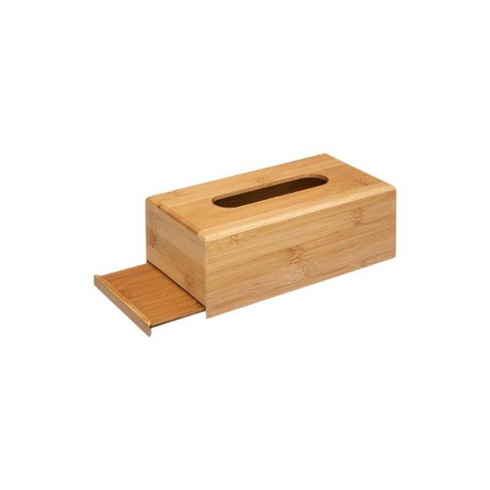 Boîte à Mouchoirs Déco Five Simply Smart - Blanc, MDF, 25 X 13 X 9 Cm - Design Moderne, Couvercle à Charnière - 8