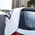 Qiilu Aileron de lunette arrière 2 pièces ABS voiture fenêtre arrière aileron d'aile latérale convient pour Volkswagen Golf 7-2